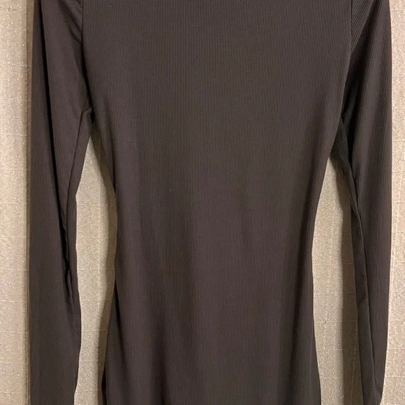 White Fox Boutique Charcoal Button-Up Romper - Picture 5 of 5